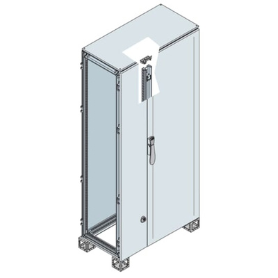 ABB AM2 Series Double-Door-Door Floor Standing Enclosure, Opaque Door, IP65