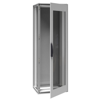 Schneider Electric PrismaSeT Series Galvanised Steel Single-Door-Door Floor Standing Enclosure, IP55, 2000 x 700 x 600mm