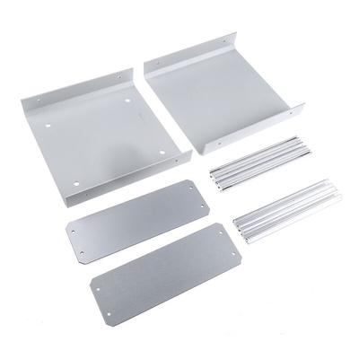 METCASE Unicase Grey Aluminium Instrument Case, 180 x 185 x 65mm