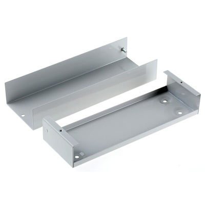 RS PRO Grey Cold Rolled Steel Instrument Case, 230 x 80 x 40mm