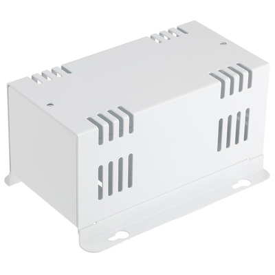 RS PRO White Cold Rolled Steel Instrument Case, 180 x 89 x 80mm
