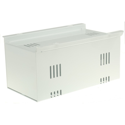 RS PRO White Cold Rolled Steel Instrument Case, 257 x 130 x 112mm