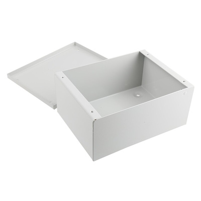 RS PRO Grey Cold Rolled Steel Instrument Case, 200 x 150 x 90mm