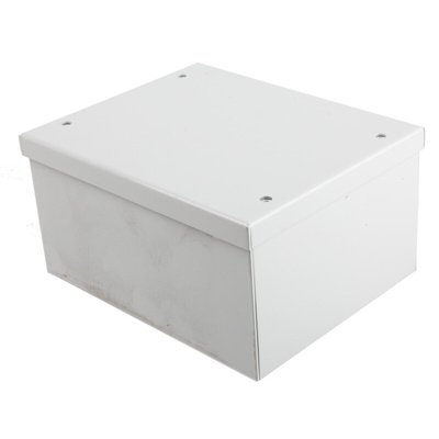 RS PRO Grey Cold Rolled Steel Instrument Case, 120 x 150 x 80mm