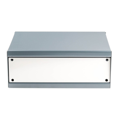 RS PRO Grey Cold Rolled Steel Instrument Case, 204 x 152 x 76mm