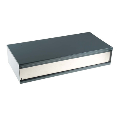 RS PRO Grey, Aluminium & Steel Instrument Case, 432 x 200 x 88mm