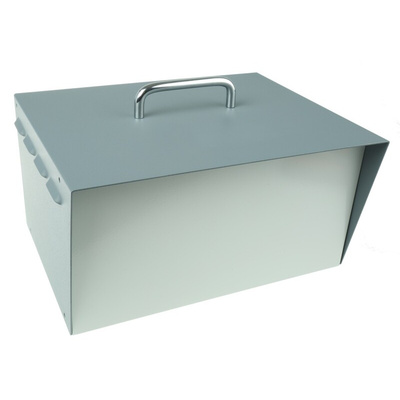 Hammond 518 Grey Steel Instrument Case, 197 x 298 x 159mm