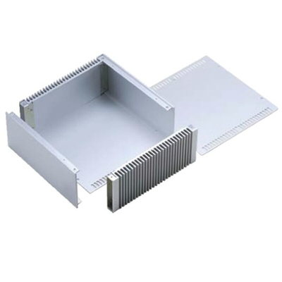 Takachi Electric Industrial HY Silver Aluminium Project Box, 231 x 330 x 88mm