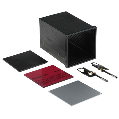 RS PRO Black Noryl Instrument Case, 96 x 96 x 138mm