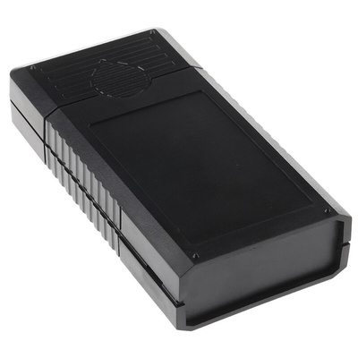 Bopla BOS Series Black, Transparent ABS Handheld Enclosure, Integral Battery Compartment, Display Window, IP40, 120 x