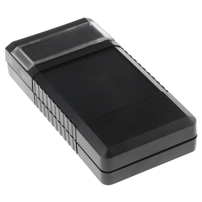 Bopla BOS Series Black, Transparent ABS Handheld Enclosure, Integral Battery Compartment, Display Window, IP40, 120 x