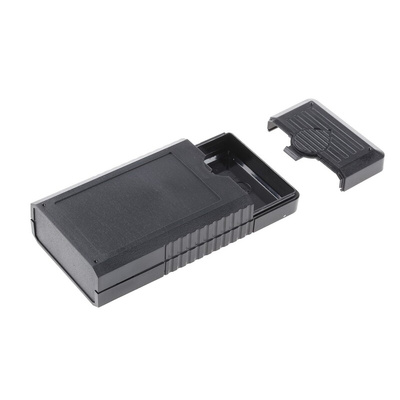 Bopla BOS Series Black ABS Handheld Enclosure, Integral Battery Compartment, IP40, 120 x 60 x 25mm