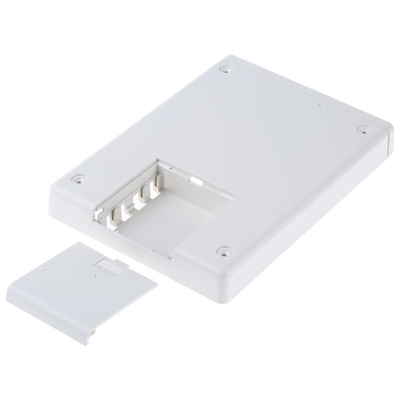 OKW Shell-Type Case Series White ABS Handheld Enclosure, Integral Battery Compartment, IP65, 190 x 138 x 68mm