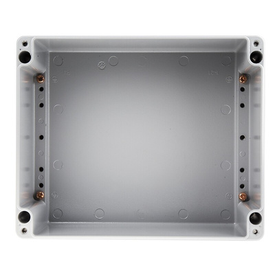 RS PRO Aluminium Enclosure, IP65, IP66, IP67, IP68, Grey Lid, 110 x 280 x 230mm