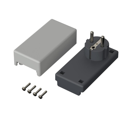 Bopla Eletec Series Grey ABS Handheld Enclosure, IP40, 100 x 50 x 40mm