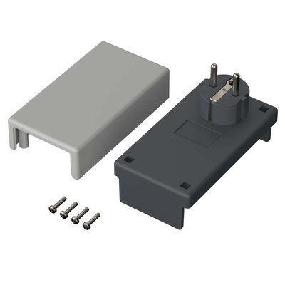 Bopla Eletec Series Grey ABS Handheld Enclosure, IP40, 120 x 65 x 40mm