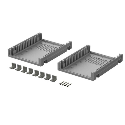 Bopla Ultramas Grey Aluminium Enclosure, 157.5 x 198.9 x 62.2mm