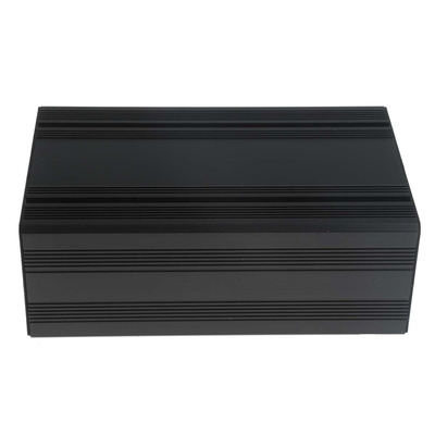 RS PRO Black Anodised Aluminium Instrument Case, 165 x 105 x 61mm