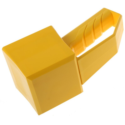 Rose Pilot Series Yellow Polyamide Handheld Enclosure, Display Window, IP65, 85 x 85 x 191mm