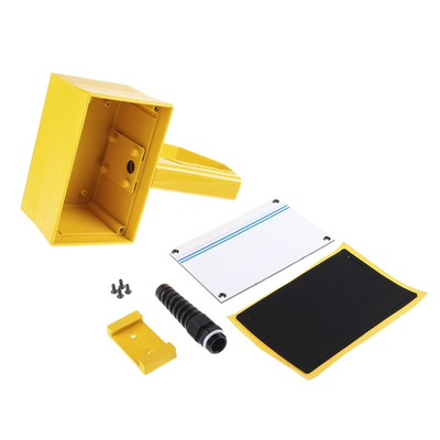 Rose Pilot Series Yellow Polyamide Handheld Enclosure, Display Window, IP65, 85 x 160 x 211mm