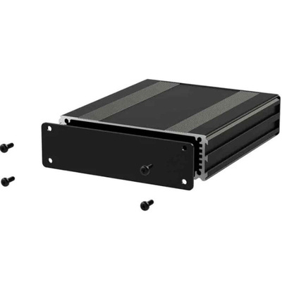 RS PRO Black Aluminium Instrument Case, 80 x 108.5 x 30mm