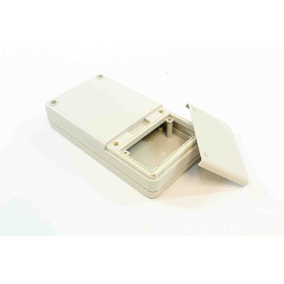 RS PRO ABS Hand Held Enclosure, Integral Battery Compartment, IP65, 160 x 84 x 30mm
