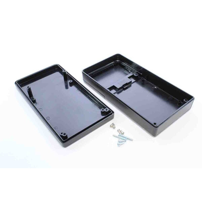 RS PRO ABS Hand Held Enclosure, Integral Battery Compartment, IP54, 160 x 84 x 30mm