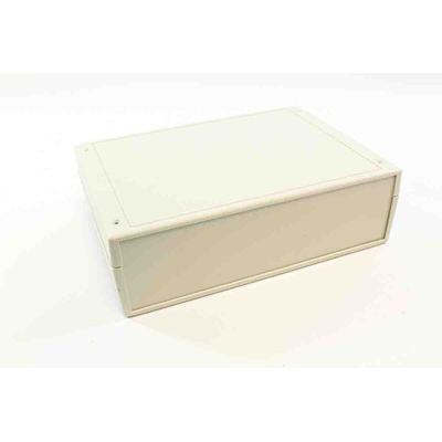 RS PRO Beige ABS Instrument Case, 75 x 180 x 250mm