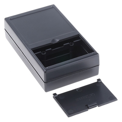 CAMDENBOSS 2900 Series Black ABS Handheld Enclosure, Integral Battery Compartment, 105 x 61 x 28mm