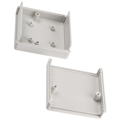 Hammond 1593 Series Grey ABS Handheld Enclosure, IP54, 65 x 65 x 28mm