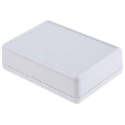 Hammond 1593 Series Grey ABS Handheld Enclosure, Integral Battery Compartment, IP54, 92 x 66 x 28mm