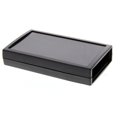 Pactec RC Series Black ABS Handheld Enclosure, Integral Battery Compartment, Display Window, 111.8 x 64.8 x 23.6mm