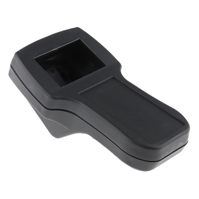 Rose Beluga Series Black, Grey Polyamide Handheld Enclosure, Display Window, IP65, 187 x 75 x 50mm