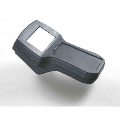 Rose Beluga Series Black, Grey Polyamide Handheld Enclosure, Display Window, IP65, 187 x 75 x 50mm