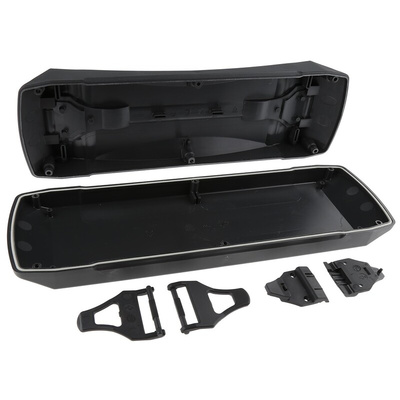Rose Beluga Series Grey Polyamide Handheld Enclosure, Display Window, IP65, 117 x 380 x 68mm
