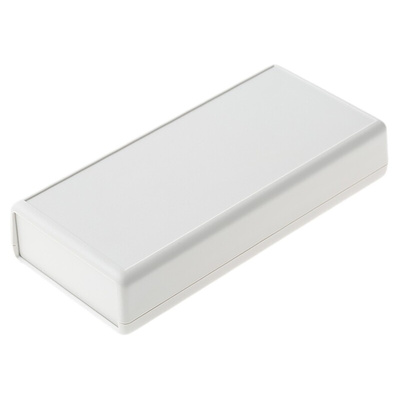 Hammond 1593 Series Grey ABS Handheld Enclosure, Integral Battery Compartment, IP54, 140 x 66 x 28mm