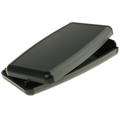 Hammond 1553 Series Black ABS Handheld Enclosure, Integral Battery Compartment, IP54, 147.24 x 89 x 25mm
