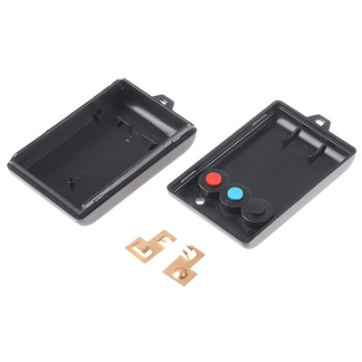CAMDENBOSS 2957 Series Black ABS Handheld Enclosure, Integral Battery Compartment, 57 x 36 x 16mm