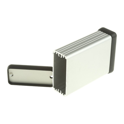 Hammond 1455 Series Silver Anodised Aluminium Handheld Enclosure, , IP54, 80 x 54 x 23mm