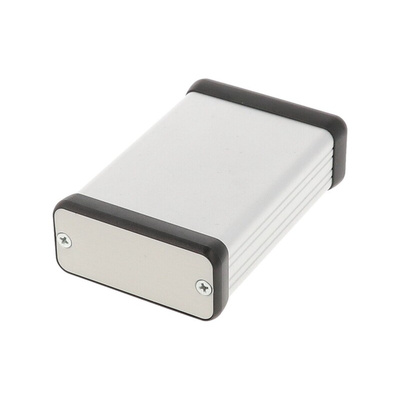 Hammond 1455 Series Silver Anodised Aluminium Handheld Enclosure, , IP54, 80 x 54 x 23mm