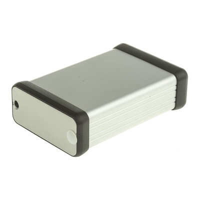 Hammond 1455 Series Silver Anodised Aluminium Handheld Enclosure, , IP54, 80 x 54 x 23mm