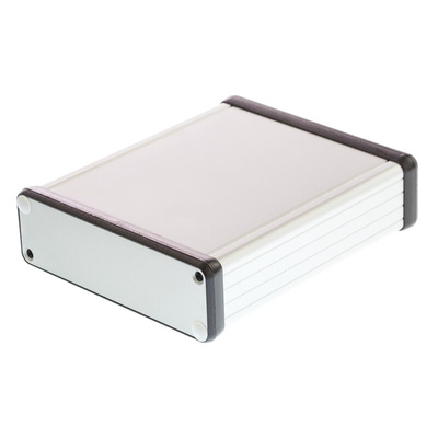 Hammond 1455 Series Silver Anodised Aluminium Handheld Enclosure, , IP54, 120 x 103 x 30.5mm