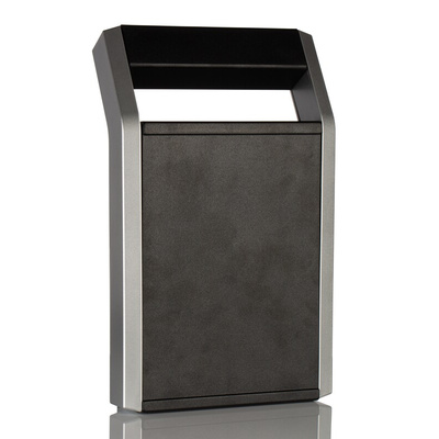 Rose Norvent Series Black, Silver, ABS Handheld Enclosure, Display Window, IP65, 166 x 274 x 50mm