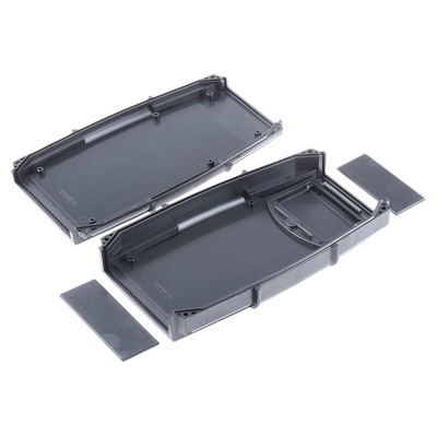 CAMDENBOSS 66 Series Black ABS Handheld Enclosure, Integral Battery Compartment, IP65, 185 x 110 x 35mm