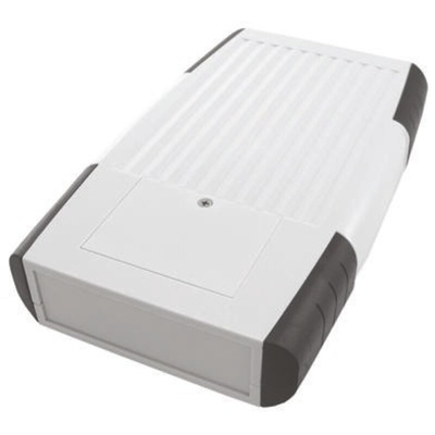 CAMDENBOSS 66 Series Grey ABS Handheld Enclosure, Integral Battery Compartment, IP65, 200 x 120 x 35mm