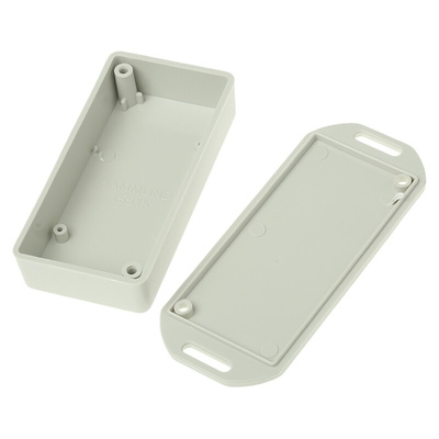 Hammond 1551 Series Grey ABS Handheld Enclosure, , IP54, 80 x 40 x 20mm