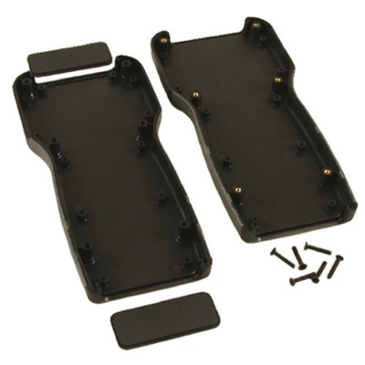 Hammond 1553 Series Black Flame Retardant ABS Handheld Enclosure, , IP54, 210 x 100 x 32mm
