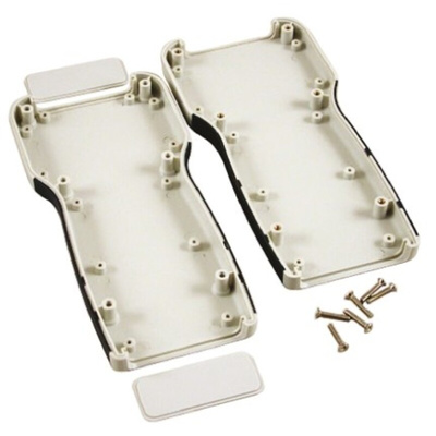 Hammond 1553 Series Grey Flame Retardant ABS Handheld Enclosure, IP54, 210 x 100 x 32mm