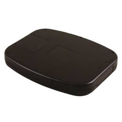 Hammond 1599 Series Black Flame Retardant ABS Handheld Enclosure, Integral Battery Compartment, IP54, 240 x 190 x 30mm