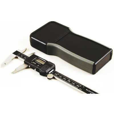 Hammond 1553 Series Black Flame Retardant ABS Handheld Enclosure, IP54, 165 x 80 x 28mm
